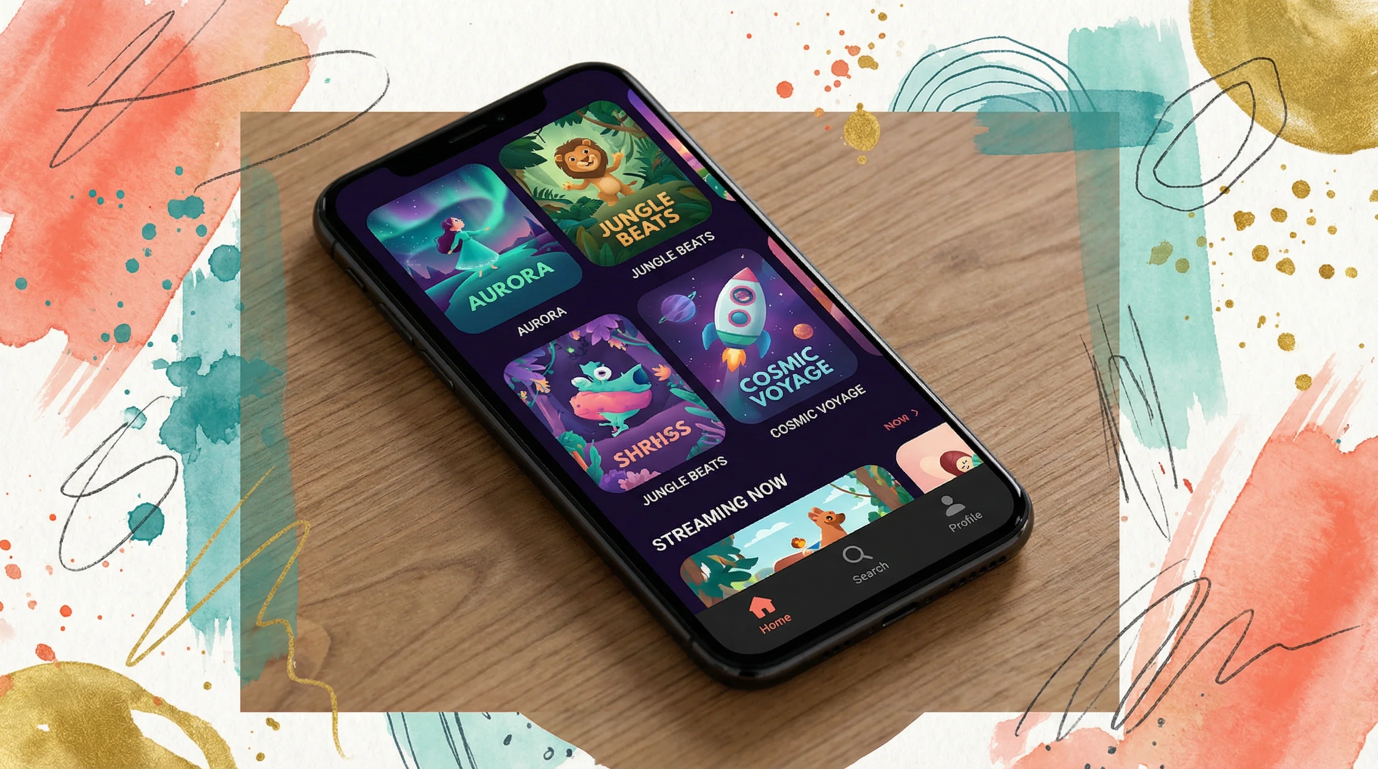 原神同人 - 原神高清动画在线观看APP手机界面预览 - 独立动画短片移动端观看体验